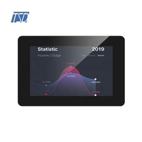 Pantalla táctil LCD IPS inteligente HMI de 5 pulgadas, protocolo UART, 800x480, módulo de pantalla LCD TFT de 5''