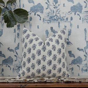 Funda de Almohada de Punto Vintage con Estampado Floral Hecho a Mano, 100% Poliéster, para Uso en el Hogar y Hoteles - Product Image 3