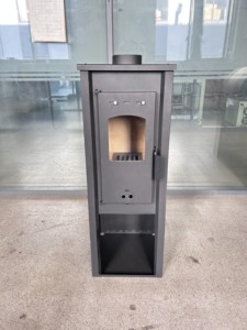 R0602A 6.2kw Poêle à <span class=keywords><strong>bois</strong></span> écologique, fin et grand, chauffage domestique intérieur, cheminée en acier noir, poêle à <span class=keywords><strong>bois</strong></span> - Product Image 4