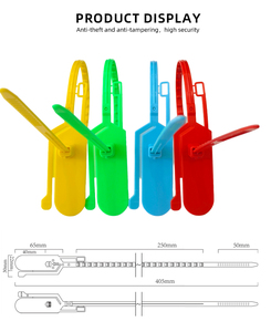 Scellés <span class=keywords><strong>de</strong></span> sécurité en plastique haute sécurité antivol pour boîtier utilitaire personnalisé, compteur intelligent, vanne, gaz, électricité, eau et infrastructure - Product Image 4
