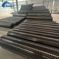 Géogrille en plastique à module élevé pour les projets de sous-drainage ferroviaire et d'ingénierie civile