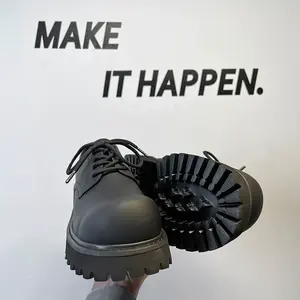 <span class=keywords><strong>Scarpe</strong></span> eleganti di colore giallo bianco a punta tonda Sole spessa con lacci di buona qualità e di buona qualità <span class=keywords><strong>scarpe</strong></span> da Derby Casual da uomo - Product Image 5