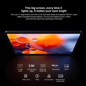 Nuovo Design <span class=keywords><strong>Xiaomi</strong></span> <span class=keywords><strong>Pad</strong></span> <span class=keywords><strong>5</strong></span> 11.0 pollici 8GB + 256GB 2.96GHz 8720mAh batteria 120W 2560x1600 Kids Education Gaming <span class=keywords><strong>Xiaomi</strong></span> Tablet PC - Product Image 4