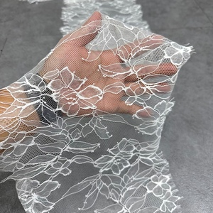 La nouvelle <span class=keywords><strong>dentelle</strong></span> de voile de cils élastiques est utilisée pour les accessoires de vêtements Décoration Accessoires de bricolage Accessoires de sous-vêtements et de soutien-gorge - Product Image 5