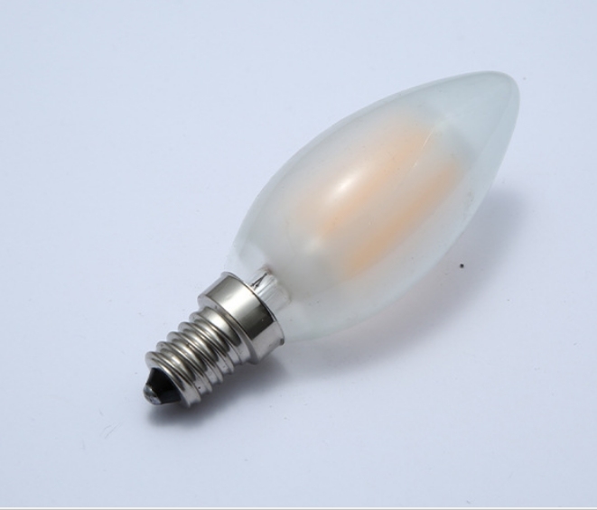 High Power AC220V 4w Led E14 Filament Lamp C37 C35 Led Filament Candle Bulb