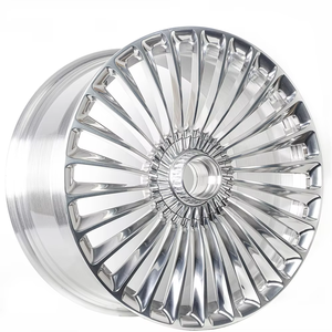 ล้อแม็กซ์ Maybach ขนาด 20 นิ้ว สีทอง ขอบขัดเงา รุ่น S-Class ดีไซน์หลายก้านแบบ Deep Dish ขนาด 40 มม. สำหรับรถยนต์หรู ผลิตจากอลูมิเนียมอัลลอยด์ ขนาด 35 มม. สินค้าใหม่ - Product Image 5