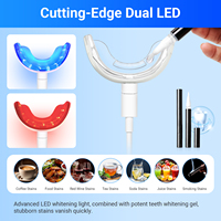 Kit professionnel de blanchiment dentaire à LED avec accessoires, lampe, produit personnalisable avec logo privé pour usage domestique