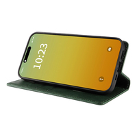 Funda Tipo Cartera de Cuero PU Premium para iPhone 15 Pro - Funda con Soporte para Teléfono, Ranuras para Tarjetas, Cierre Magnético y Carcasa Antigolpes