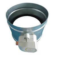 Amortisseur d'air à conduit rond en acier galvanisé Contrôle de vanne à volume d'air constant pour une utilisation hospitalière Conception graphique Solution capable