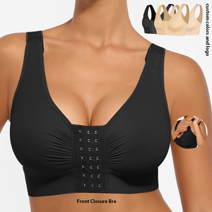 Hexin all'ingrosso regolabile Post chirurgia reggiseno di compressione snellente reggiseno chiusura anteriore triplo ganci Shapewear Push up reggiseno per le donne - Product Image 1