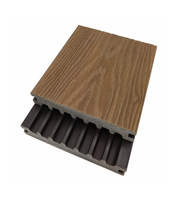 Plancher composite moderne tendance 140x23 WPC antidérapant à clipser, étanche pour parcs, balcons, toits, jardins et terrasses