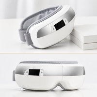 Lunettes de massage oculaire intelligentes pliables avec vibration, compression, musique Bluetooth, pour le soin des yeux, le soulagement de la fatigue et le sommeil