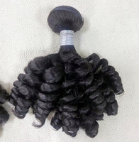 Vendeur d'armure de cheveux de vison vierge de qualité supérieure 100% nouveau Design Funmi paquet de cheveux brésiliens bouclés cheveux rebondissants