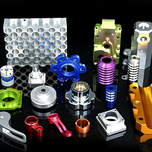 OEM Kundenspezifische Gedrehte Gefräste Metallteile Herstellung Präzisionsbearbeitung Eloxiertes <span class=keywords><strong>Aluminium</strong></span> CNC-Fräsbearbeitungsdienste - Product Image 4
