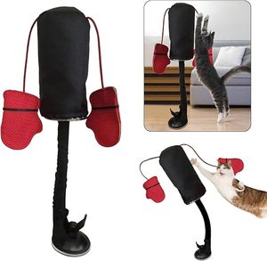 Jouet interactif et durable pour chat d'intérieur avec ventouse et menthe & clochettes - Jouet d'exercice pour chatons - Product Image 2