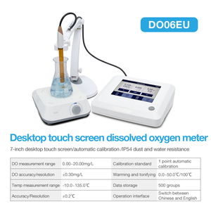 Bán buôn máy tính để bàn Màn hình cảm ứng kỹ thuật số Máy Đo Độ DẫN phòng thí nghiệm PH <span class=keywords><strong>meter</strong></span> phân tích oxy hòa tan benchtop PH <span class=keywords><strong>Meter</strong></span> - Product Image 4