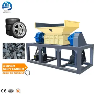 High Technology Bulky Waste tire Shredding Machine Waste tire shredders Recycling Machine