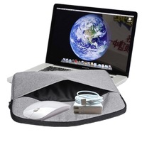 Housse d'ordinateur portable personnalisée ultra-légère en mousse diamantée imperméable avec poignée en néoprène pour ordinateur portable