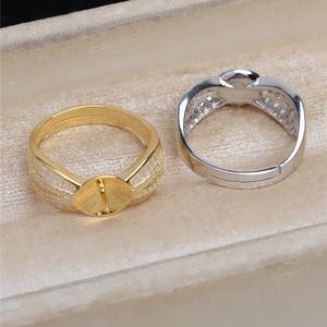 แหวนเงินแท้ S925 ปรับขนาดได้ ขนาด 10-12 ดีไซน์หรูหรา น้ำหนักเบา อุปกรณ์ตกแต่งมือ JG5421-อุปกรณ์และส่วนประกอบเครื่องประดับ - Product Image 3