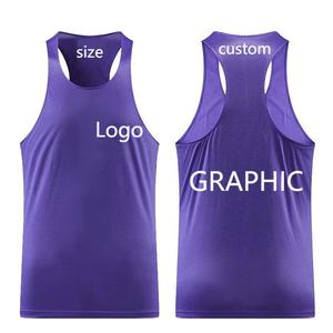 OEM Tùy Chỉnh Thiết Kế Logo In Ấn 100% Polyester Lưới Người Đàn Ông Thể Thao Chạy <span class=keywords><strong>Tank</strong></span> <span class=keywords><strong>Top</strong></span> - Product Image 2
