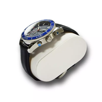 Montre originale pour hommes, boîtier en céramique, lunette de 40mm, ETA 7750, bracelet en cuir, livraison gratuite