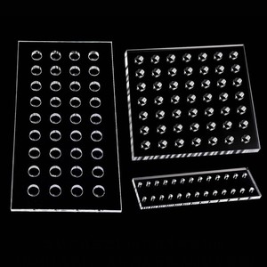 Tấm Acrylic với lỗ tùy chỉnh trong suốt Acrylic thoát nước Hội Đồng Quản trị <span class=keywords><strong>perspex</strong></span> lucite vuông hình chữ nhật Vòng Acrylic drainer bảng - Product Image 4