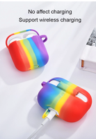 Étui de protection étanche en Silicone, souple, arc-en-ciel, pour pods Apple ir, accessoires, offre spéciale, nouveauté, 2021