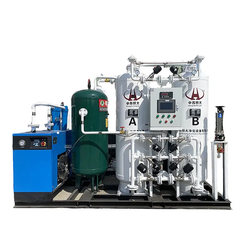 10nm3 20nm3 50nm3 80nm3 PSA usine de générateur d'oxygène utilisation industrielle médicale plus de 93% pureté générateur d'oxygène de type conteneur