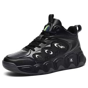 2025 gran tamaño grande 39-52 suela gruesa estilo baloncesto <span class=keywords><strong>Snickers</strong></span> cuero deporte correr zapatillas para hombres zapato para caminar - Product Image 3