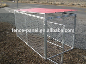 Grand chenil extérieur galvanisé soudé de 10*10 pieds avec toit - Product Image 3