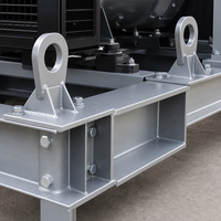 Groupe électrogène diesel à châssis ouvert de 187,5 kVA pour alimentation de secours d'urgence LINGGE Triphasé 400V 50Hz