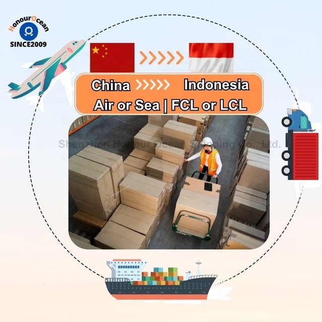 International Door-to-Door Freight Forwarder 3PL Trade Logistics Corporation for Sea Cargo China Indonesia Jakarta Bali-LCL +