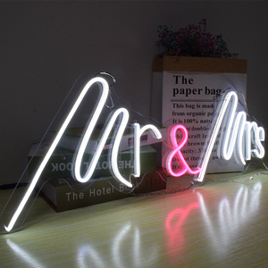 Enseignes néon personnalisées, lettres, mots, logo d'entreprise, décoration, enseignes néon LED pour mariage, maison, fête, événements, jeux - Product Image 6