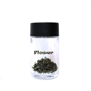 LLG 5 Gói Jeeter Rõ Ràng Mùi Bằng Chứng Lọ Thủy Tinh Với Trẻ Em Bằng Chứng Nắp Nhựa Nhãn Dán 1 Oz 30Ml Pre-Cuộn Khô Hoa Lưu Trữ - Product Image 6