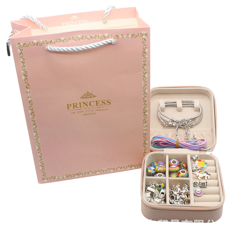 Beaded Bracelet Gift Set - Colorful Jewelry Box Gift Set