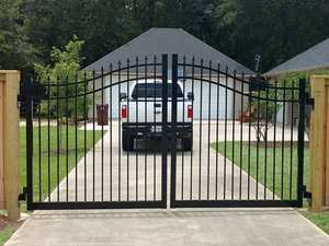 Portes de garage à double battant, porte d'entrée en acier, <span class=keywords><strong>portail</strong></span> électrique, double PCB pour feuille de revêtement en poudre, moteur externe - Product Image 2