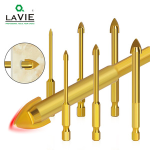 ดอกสว่านสามเหลี่ยมลาวี ขนาด 3-12 มม. ก้านหกเหลี่ยมเคลือบ TiCN สำหรับโลหะที่ไม่ใช่เหล็ก - Product Image 1
