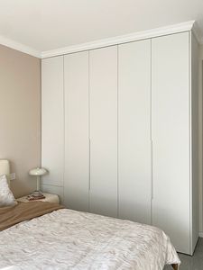 Trung Quốc-thực hiện phong cách hiện đại bền paintless chịu mài mòn xử lý miễn phí cửa bảng điều khiển phòng ngủ tủ quần áo cho phòng khách particleboard - Product Image 3