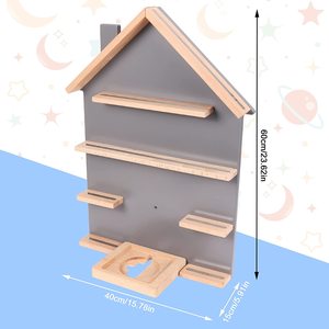 <span class=keywords><strong>Étagère</strong></span> murale magnétique en forme de <span class=keywords><strong>maison</strong></span> - Product Image 3
