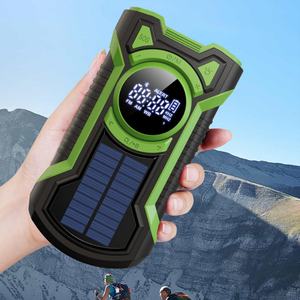 Lampe torche LED multifonctionnelle étanche pour extérieur, batterie externe solaire portable puissante pour situations d'urgence, vente en gros - Product Image 4