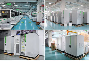 Système solaire commercial GSL Energy 120KWH 250KWH Batteries LiFePO4 au lithium-ion BESS Système de stockage d'énergie de réseau à refroidissement par air - Product Image 5