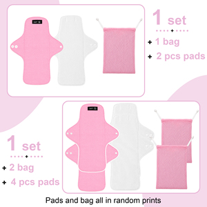 Estuche Portátil Plegable de Tela para Toallas Sanitarias, Impermeable y Reutilizable, con Botones a Presión, para Viajes - Product Image 6