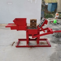 Machine de moulage de brique rouge Machine de fabrication de briques manuelle Machine de fabrication de blocs d'argile Prix le plus bas 300-150-100mm