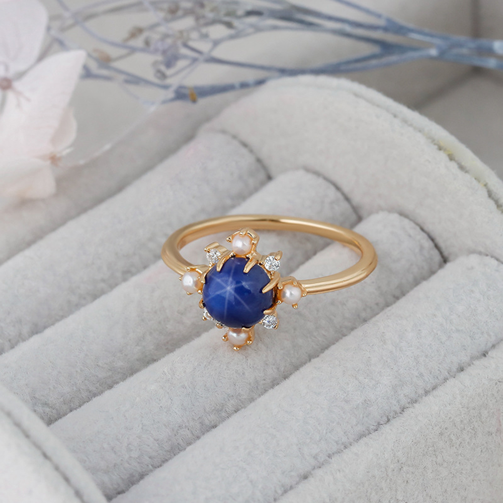 star sapphire ring