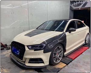 Coche <span class=keywords><strong>A3</strong></span> S3 guardabarros de fibra de carbono seco guardabarros lateral Kits de carrocería para <span class=keywords><strong>Audi</strong></span> <span class=keywords><strong>A3</strong></span> S3 2014 2015 2016 2017 2018 2019 <span class=keywords><strong>2020</strong></span> 2021 2022 - Product Image 6