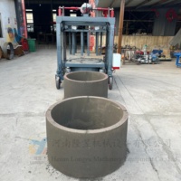 Machine de formage de cercles de puits en béton hydraulique, machine de fabrication de cercles de ciment pour égouts avec roulement et moteur 380V, fonctionnement facile