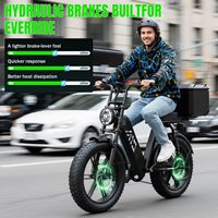 Vélo électrique polyvalent R7, cadre en acier, frein à disque, moteur de moyeu arrière sans balais, batterie 15 Ah, utilitaire électrique, vente en gros, hybride 48 V