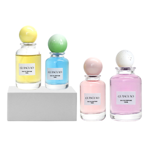 Flacon <span class=keywords><strong>de</strong></span> <span class=keywords><strong>parfum</strong></span> en verre transparent rond <span class=keywords><strong>de</strong></span> 30 ml, 50 ml, 100 ml, avec bouchon sphérique <span class=keywords><strong>de</strong></span> couleur variée, personnalisable – Vente chaude - Product Image 5