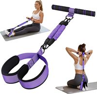 Banda de Resistencia para Pedales Mejorada y Duradera, Tubos de Látex Engrosados, Tela de Espuma Suave, Aplicación Universal para Entrenamiento de Abdomen, Cintura y Brazos