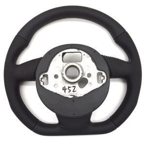 Volant en cuir perforé à fond plat, entièrement recouvert de cuir blanc, pour <span class=keywords><strong>Audi</strong></span> A4 B8 A3 8V A4 A5 A7 Q3 Q5 Q7 - Product Image 6